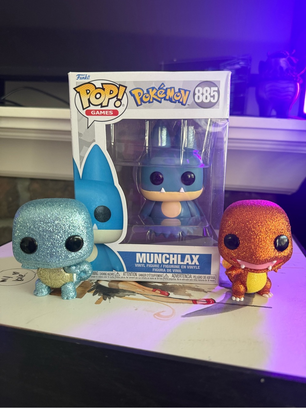 Funko Pokémon Munchlax squirtle charmander